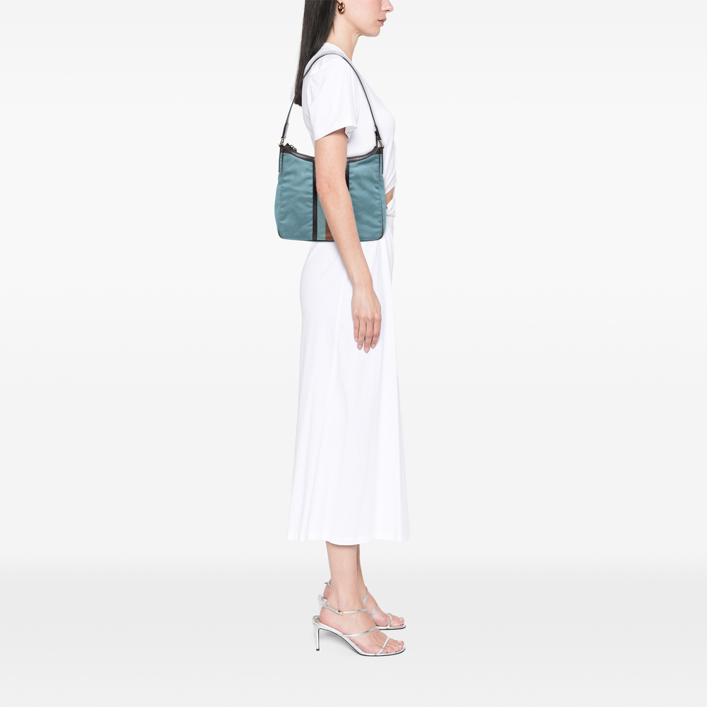 Pre-Loved Gucci Canvas Web Shoulder Bag - Picture 7 of 7